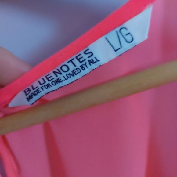 Bluenotes hot pink or coral size large dress - Picture 2 of 6
